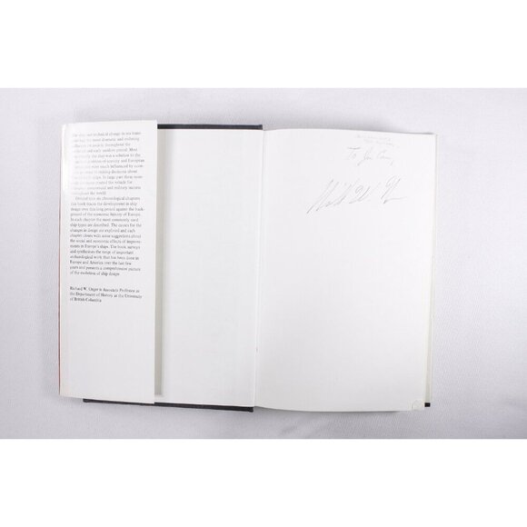 The Ship in The Medieval Economy 600 - 1600 HC Richard W. Unger author signed - Picture 5 of 10